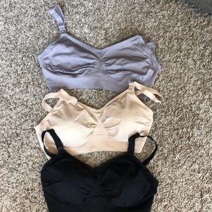 3 Hofish size large nursing bras